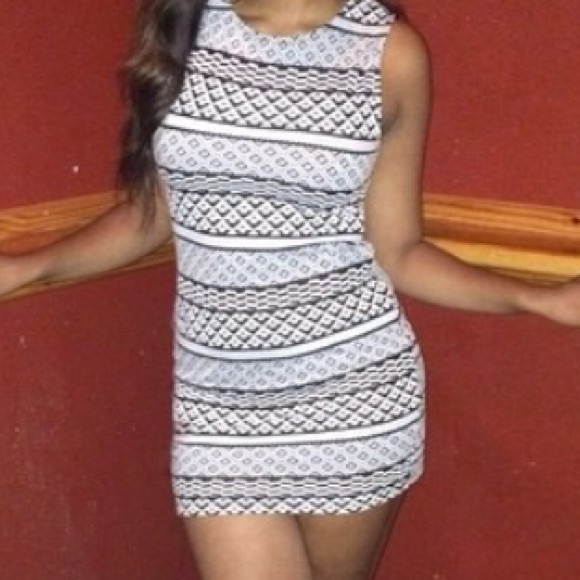 Nordstrom Printed body con. Worn once