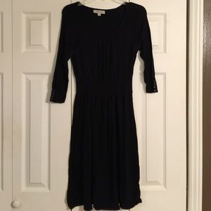 Black sweater dress