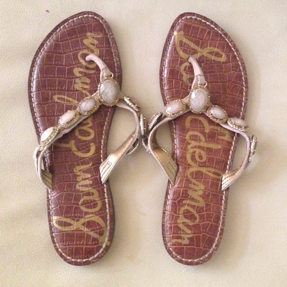 Sam Edelman Shoes - Sam Edelman Gracelyn Jeweled Sandal Flipflops