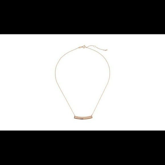 Fossil bevel plaque necklace