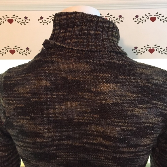 Brown sweater sparkle dress - Picture 4 of 4