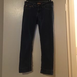 Denim ankle jeans size 1