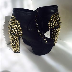 Jeffery Campbell - Litas - Black & Gold