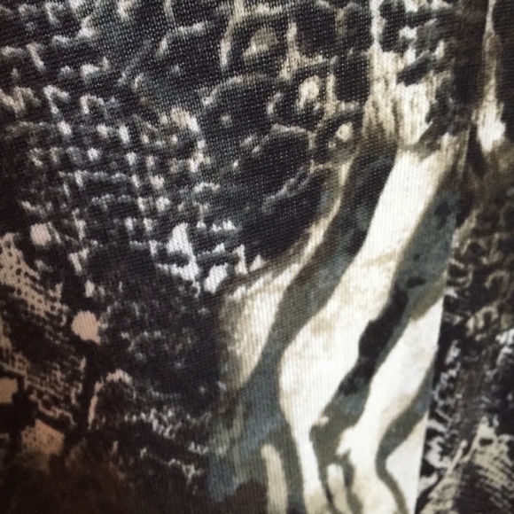 Zebra, snake skin leopard acrylic top - Picture 3 of 4