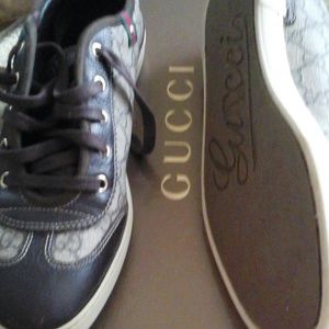 Authentic brown Gucci sneakers