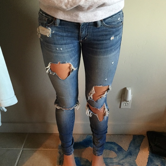 Ralph Lauren Denim and Supply Ripped Jeans