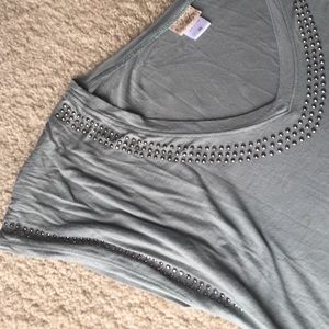 Green Studded Buckle Shirt