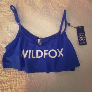 Wildfox swim suit top nwt