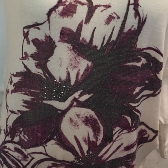 White knit tunic top - Picture 2 of 4