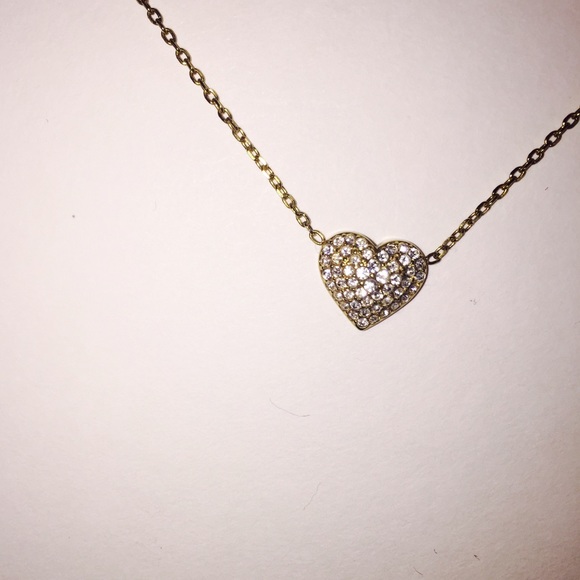 Gold Mini Heart Necklace - Michael Kors