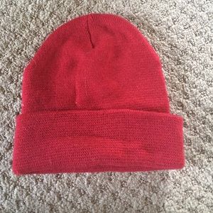 Red beanie