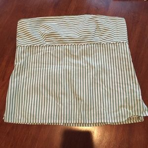 J. Crew strapless top