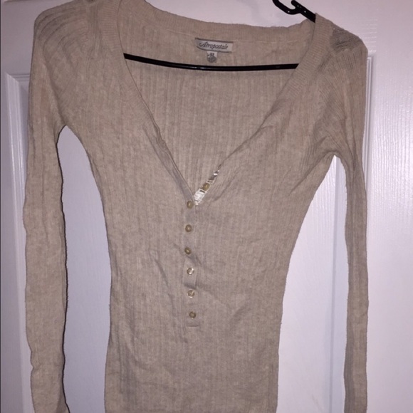 Tan lite sweater/ shirt