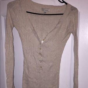 Tan lite sweater/ shirt