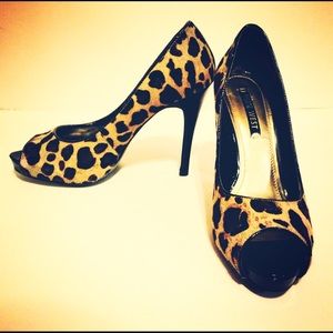 Nine West Leopard heels