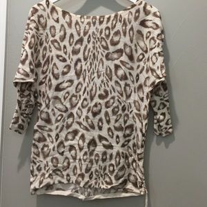 Cheetah print sweater