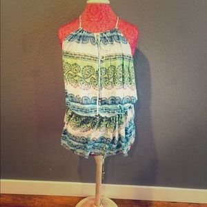 Spaghetti strap T-shirt