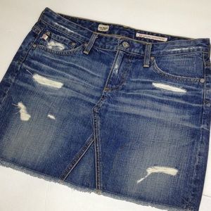 AG Adriano golds chmied -box skirt vintage