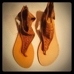 Tan sandals