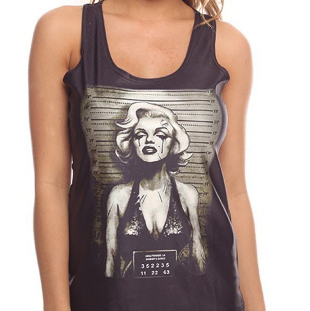 Marilyn Monroe gangster tank top 💋