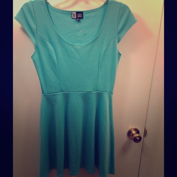 NWOT seafoam green skater dress