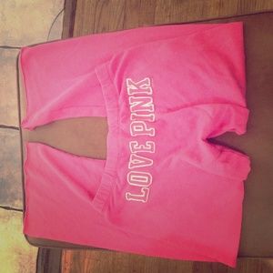 Love pink boyfriend sweats