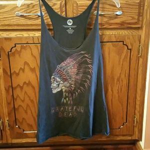 Grateful dead racerback tank top