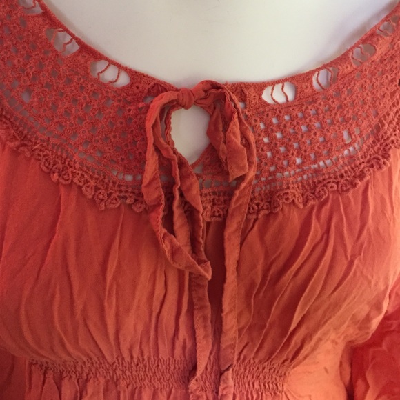 Orange pheasant tunic top - Picture 4 of 4