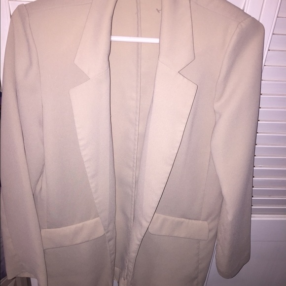 Light Tan Forever 21 Blazer - Picture 1 of 3