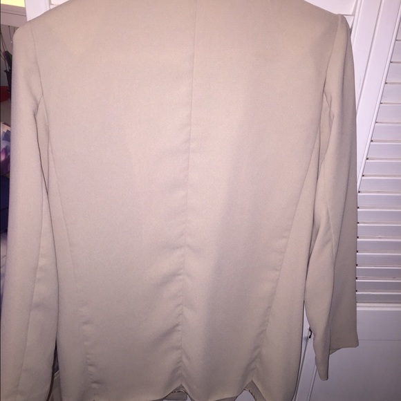 Light Tan Forever 21 Blazer - Picture 2 of 3