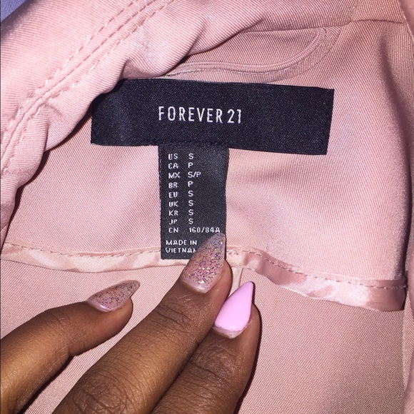 Pastel like Pink Forever 21 Blazer - Picture 3 of 3
