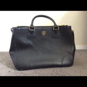 Tory Burch Robinson Double Zip Large Tote