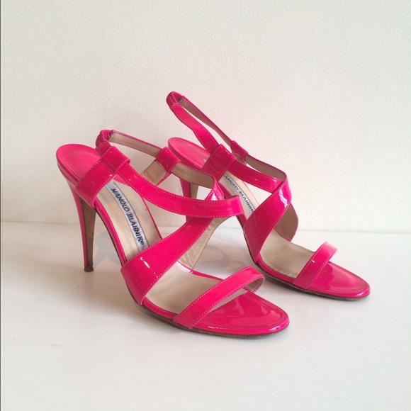 Manolo Blahnik Hot Pink heels