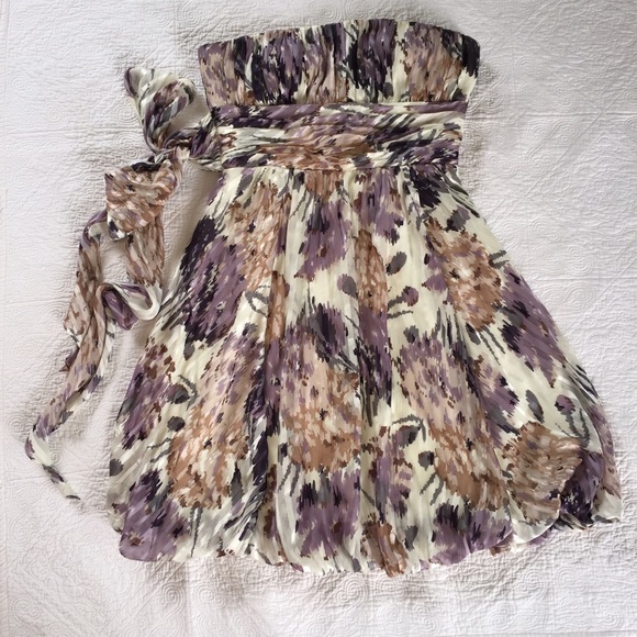 BCBG dress strapless