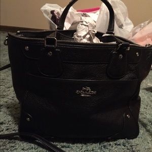 On hold do not purchase Black authentic coach bag