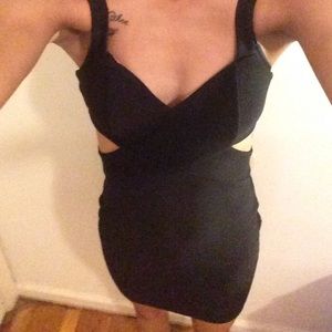 Black fitted dress only worn once.