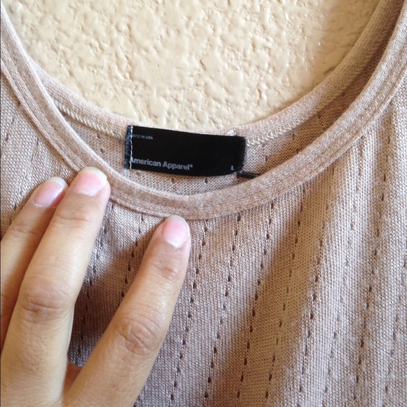 Knit top.