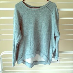 Marled High-lo Sweatshirt