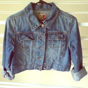 Cropped Old Navy Denim Jacket
