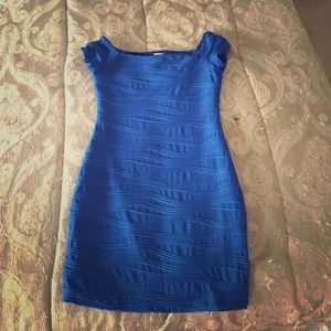 Short Blue cocktail dress