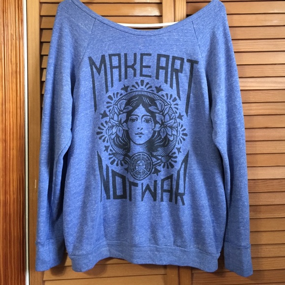 Obey "Make Art Not War" sweater