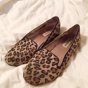 Steve Madden Leopard Print Loafers