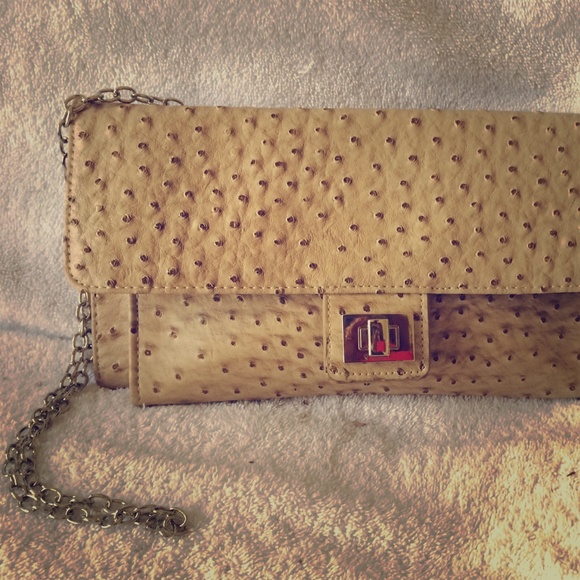 👜Crossbody bag in tan & dark brown 💰⬇️