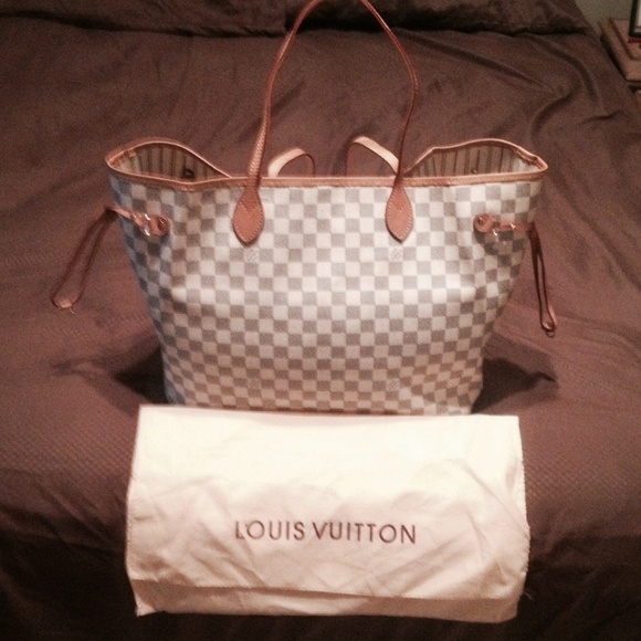 White Checkered Bag