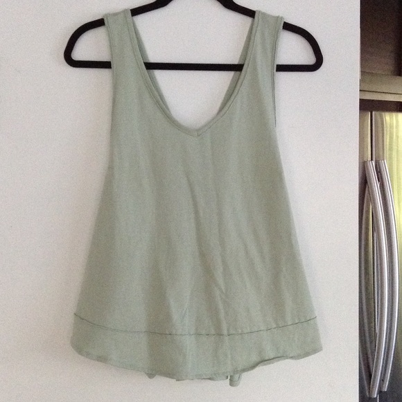 Sea foam Green Free People Tank
