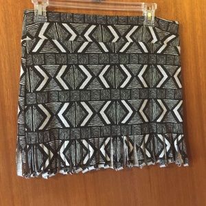 Tribal print skirt