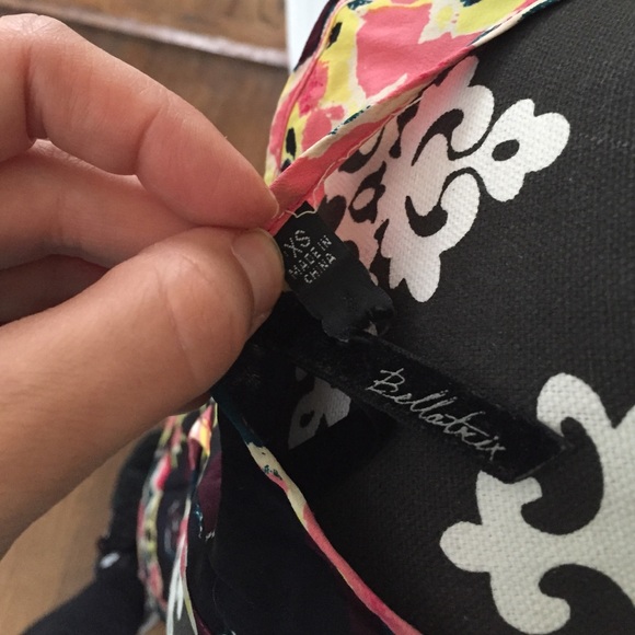 Floral Racerback Silk Top - Picture 4 of 4