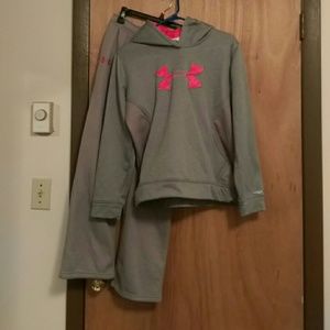 Under Armour Hoodies and matching sweatpants!