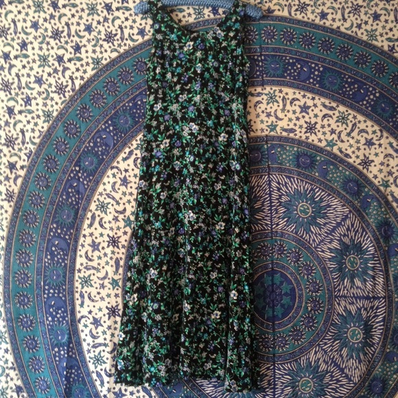 90s Floral Maxi Dress