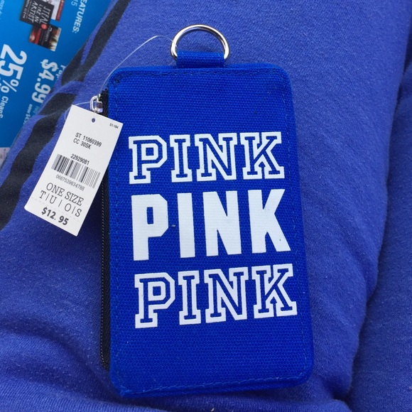 Pink ID holder